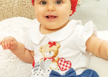 Κορμάκι για βρεφικό κορίτσι (0 - 15 μηνών) | ΜΠΛΕ ΤΖΗΝ - Energiers - 